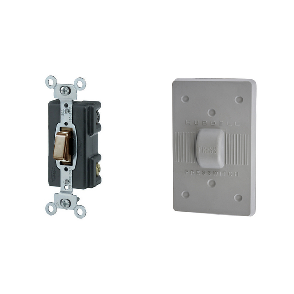 Arctic Light Switch - Hubbell 4-Way Switch Kit (No Pilot Light)