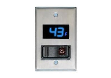 Arctic Walk In Cooler Digital Thermometer Light Switch 