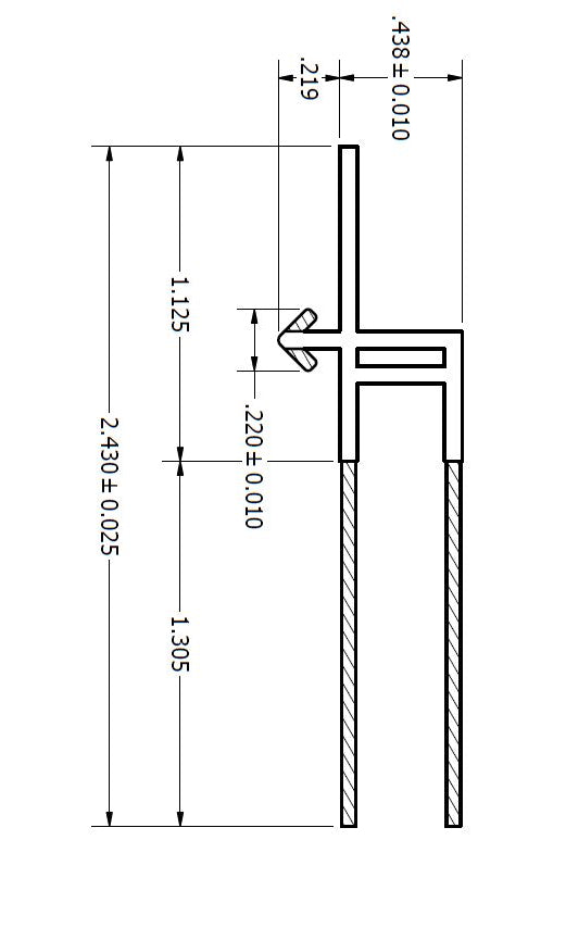 Arctic Door Sweep - Standard - (Select Size Before Adding to Cart)