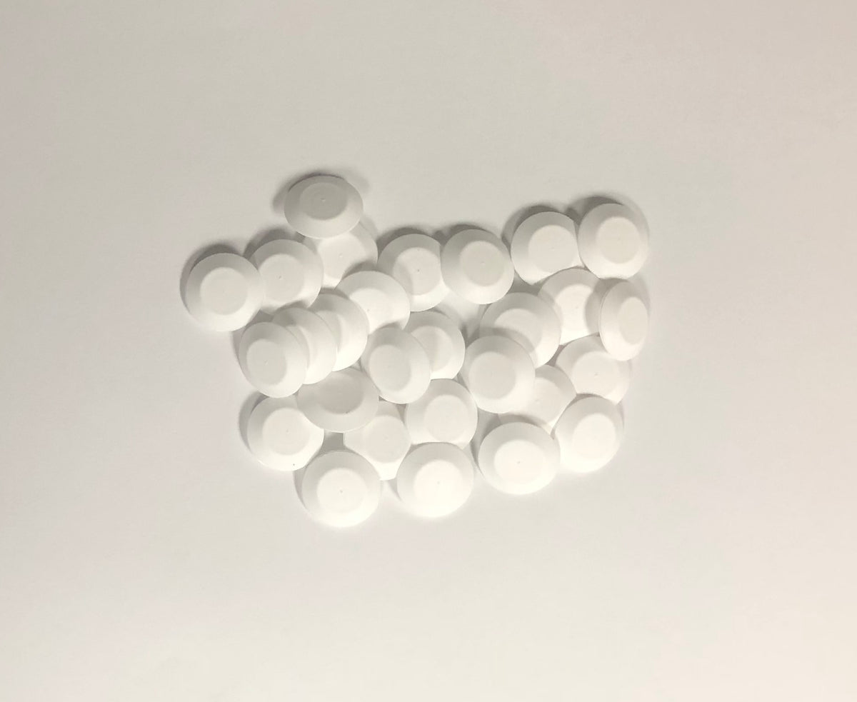 Arctic Plastic Plugs - White (Package of 100)